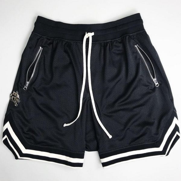 

new shorts men quick dry gym sweatpant fitness shorts sport gyms men jogging sportwear short sport homme, White;black