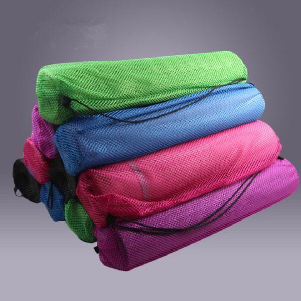 

colorfull yoga bag gym mat bag yoga mat pilates case carriers gym net for 4-8mm