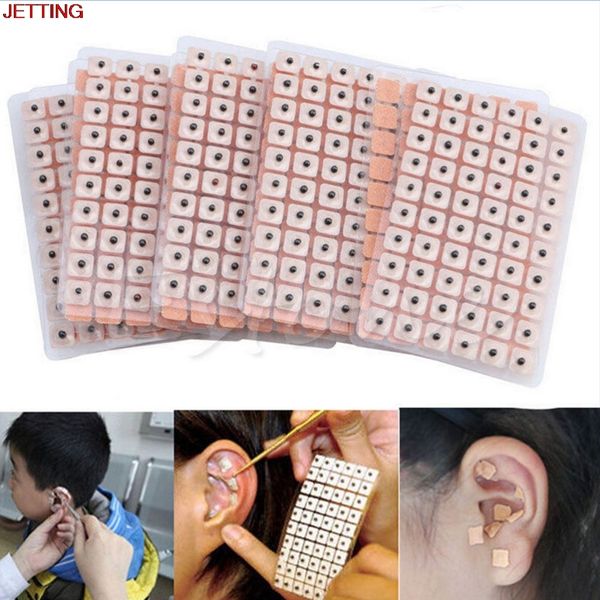 

jetting-600 pcs/lot relaxation ears stickers acupuncture needle ear vaccaria seeds ear massage auricular-paster press seeds c18122801