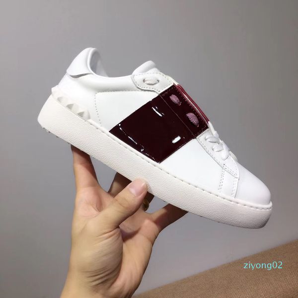 

white shoe luxury designers generally comfortable non-slip wear sandals, casual shoes in both men and women 35-43 size z2, Black