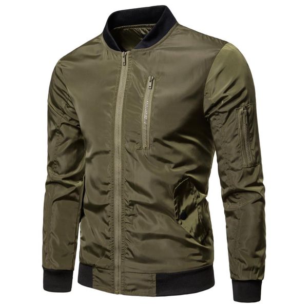 

shujin jacket coat men fashion spring men clothing zipper sportswear long sleeve coat outerwear coats autumn jacket male, Black;brown
