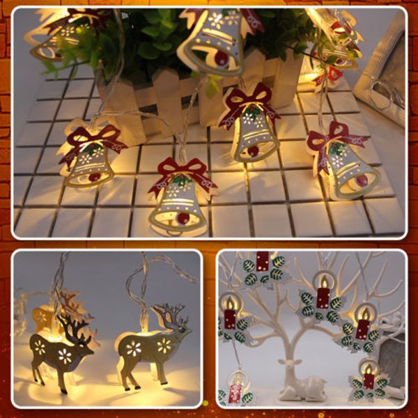 

подогреть white christmas fairy гирлянд свадебный xmas партии открытый декор лампы