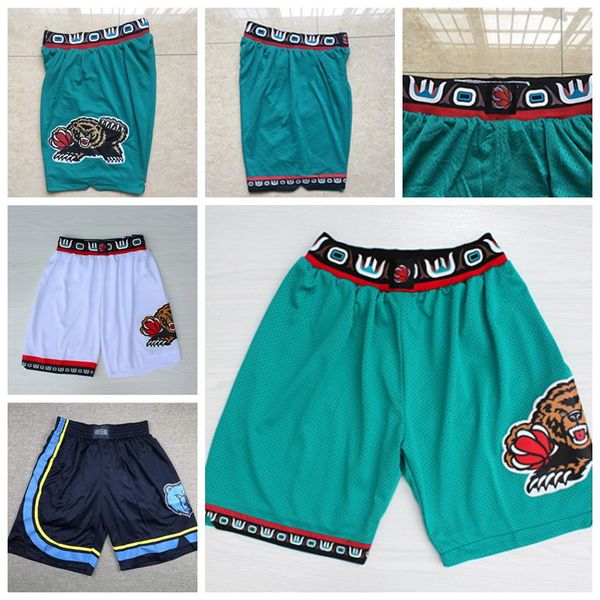 

mens memphis nba grizzlies ja 12 morant city basketball shorts vintage mike bibby vancouver mesh breathable classic gym shorts