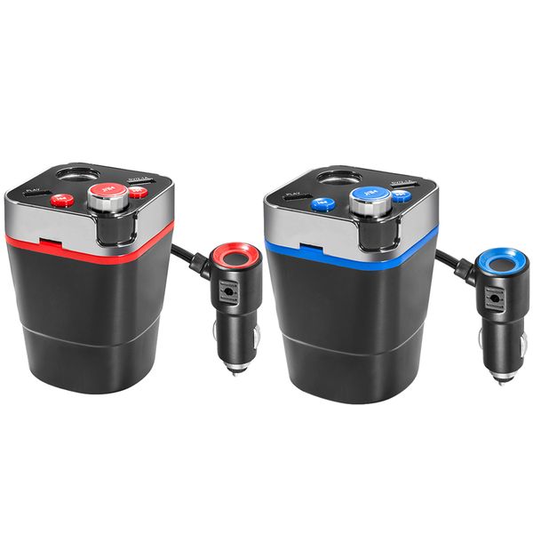 

car mp3 player 12v 3.1a fm modulator car audio player 2usb auto fm transmitter bluetooth cars aux modulator music