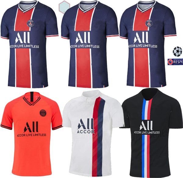 

19 20 PSG maillots де нога MBAPPE футбол Джерси ICARDI верхней Таиланд 2019 2020 париж футбол рубашка с коротким рукавом Кавани Camiseta де Futbol
