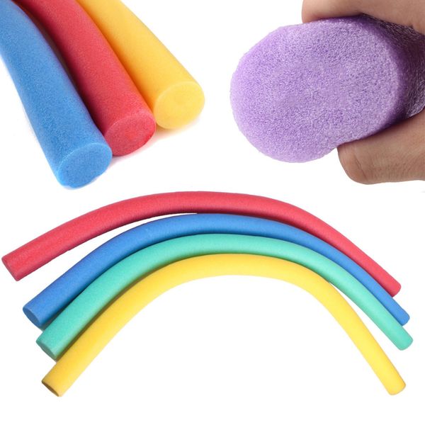 

water float swimming foam pool noodle for child water float aid woggle solid core flexible row ring durable 6.5*150cm