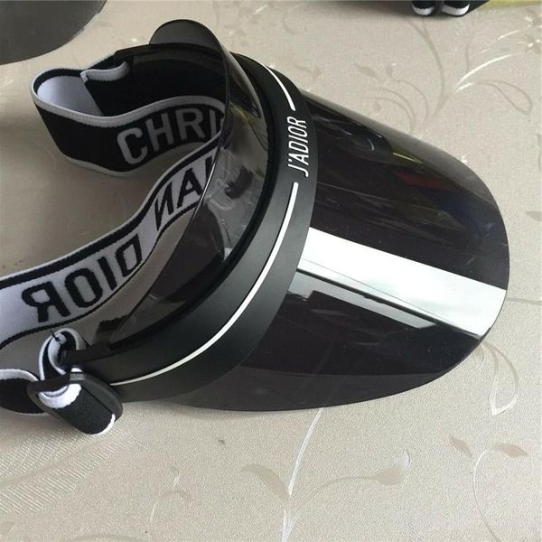 

2019 upgraded design sun hat transparent PC sun hats fashion men women sun cap summer caps