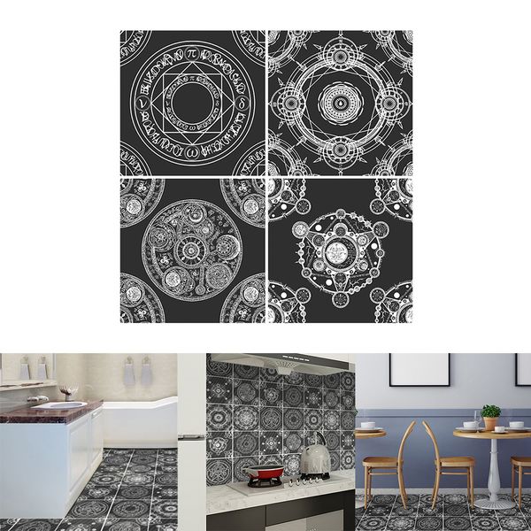 

1-sheet peel and stick tile backsplash, vinyl 3d self-adhesive tile stickers for kitchen, bathroom, counter top