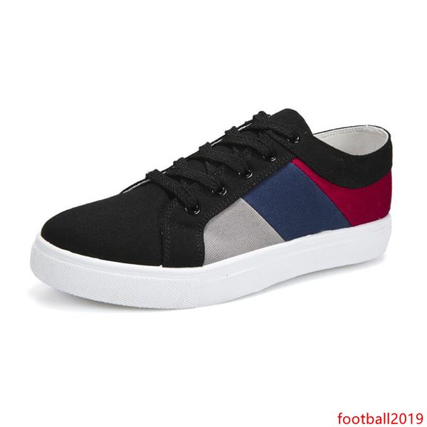 

2020 men fashion canvas sneakers black white blue grey red khaki mens casual shoes out jogging walking item 4