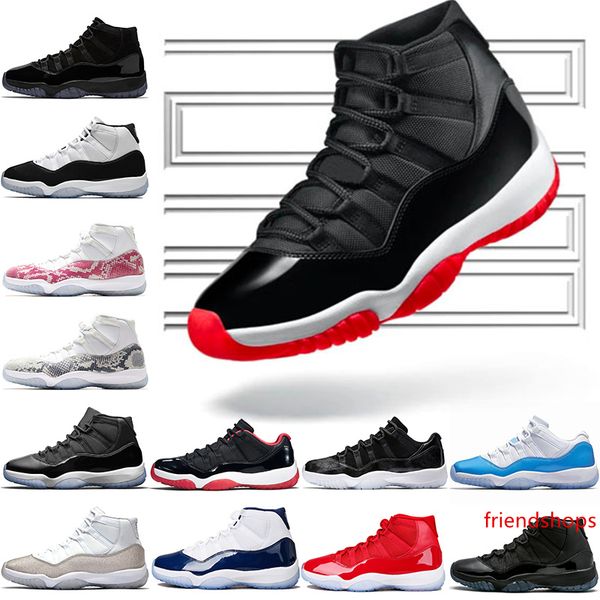 

basketball shoes 11s bred men women 11 metallic silver concord 45 cap and gown gamma blue designer mens trainers sport sneakers size 36-47