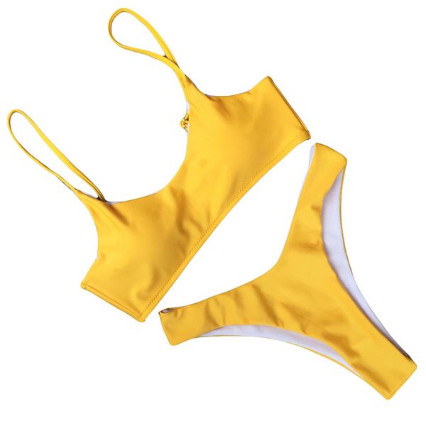 

women bikini ladies push up swimwear bandage bathing suit beach party biquinis feminino 2019 sun protection plussize 19feb1, White