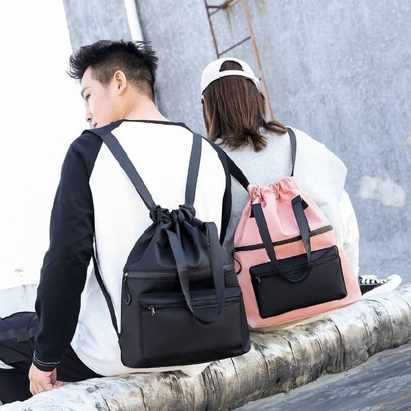 

new fashion minimalist bucket lovers section shoulder bag backpack women lapbackpack back pack