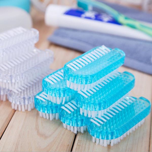

cleaning nail brush tools file nail art care manicure pedicure soft remove dust small angle clean fast shipping f2712, Yellow