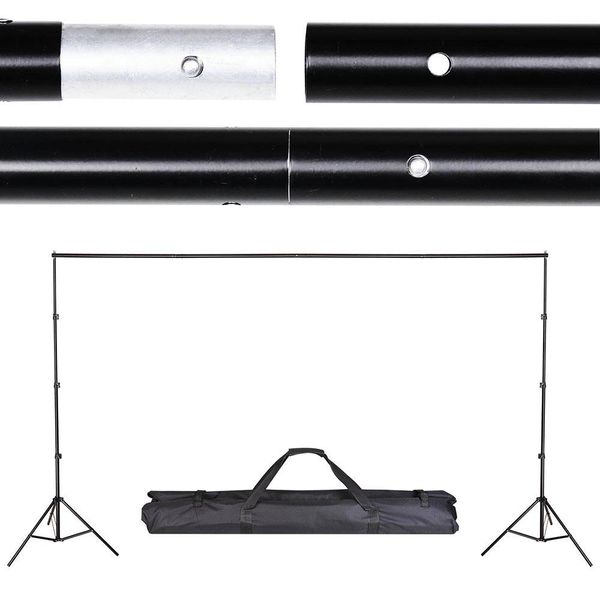 

10ft регулируемое фона поддержка стенд фото backdrop перекладина 8-1 / 5 футов высота