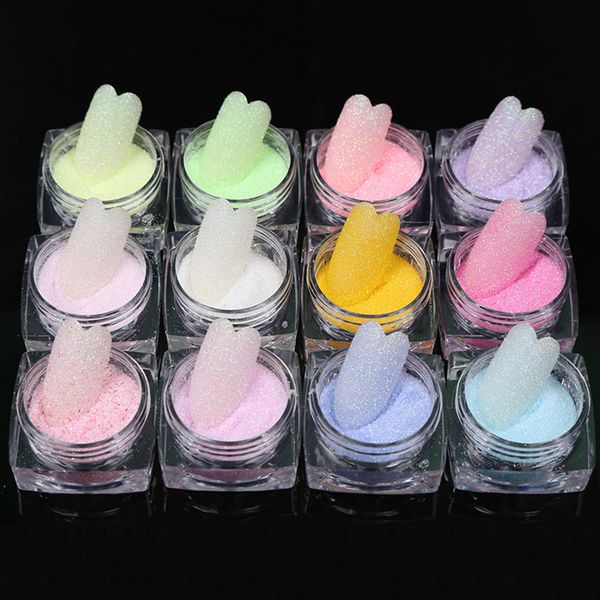 

12bottles/set sparkly nail glitter dipping powder kits shiny pigment holographic diy nail sugar glitter powder decorations ft42, Silver;gold