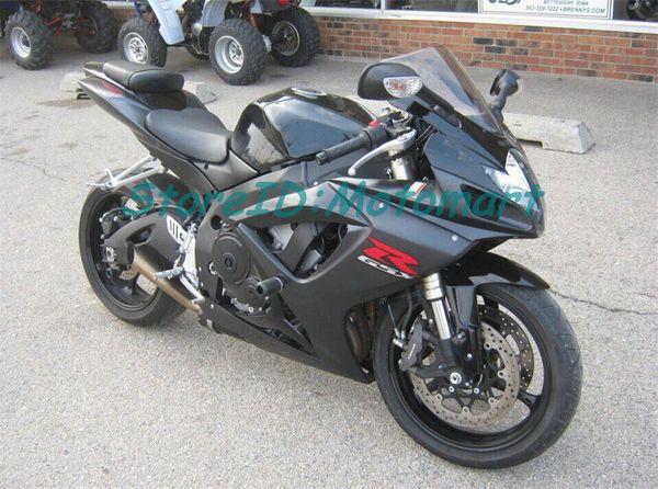 ABS Fairing Set para Suzuki GSXR600 750 2006 2007 GSXR 600 GSXR 750 K6 06 07 Gloss Preto Fairings Kit presentes SP28