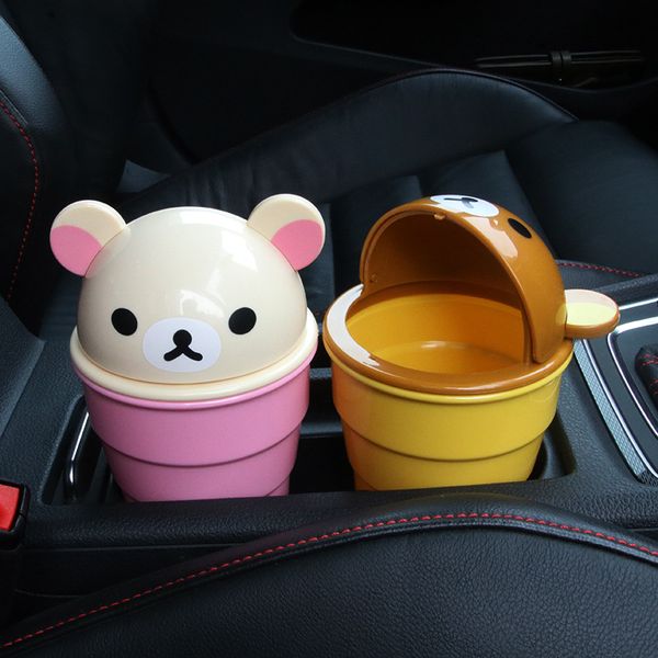 

car-borne bear sundries cup car garbage cans, color box lw-1796ab