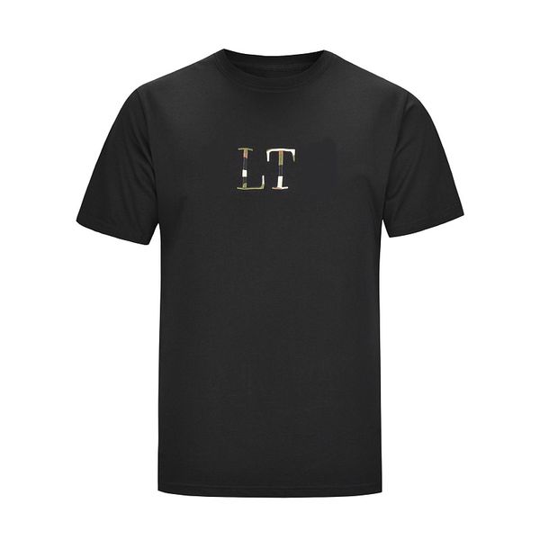 

new designer t shirts mens clothing brand tee shirt fashion summer tide braned letters printed luxury men shirt clothing -xxxl, Gray