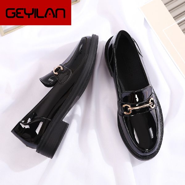 

loafers women korean shoes black flats womens shoes comfort spring women zapatos de charol mujer oxford feminino sapato
