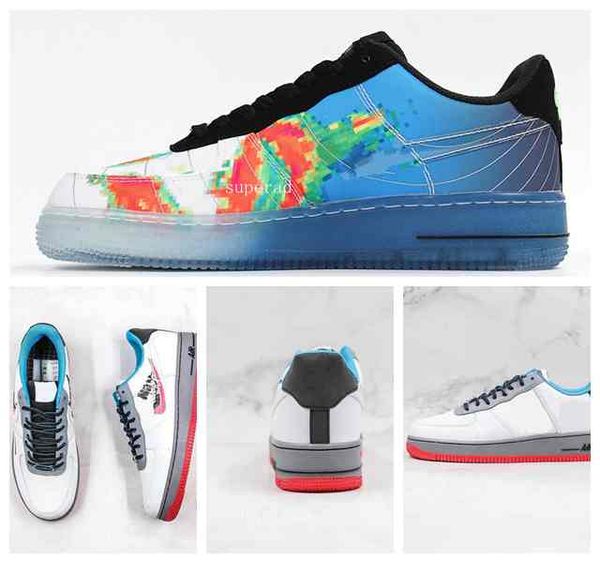 

2020 new forced 1 weatherman low casual skateboard shoes men women white red blue dunk one running shoes designer sports sneakers