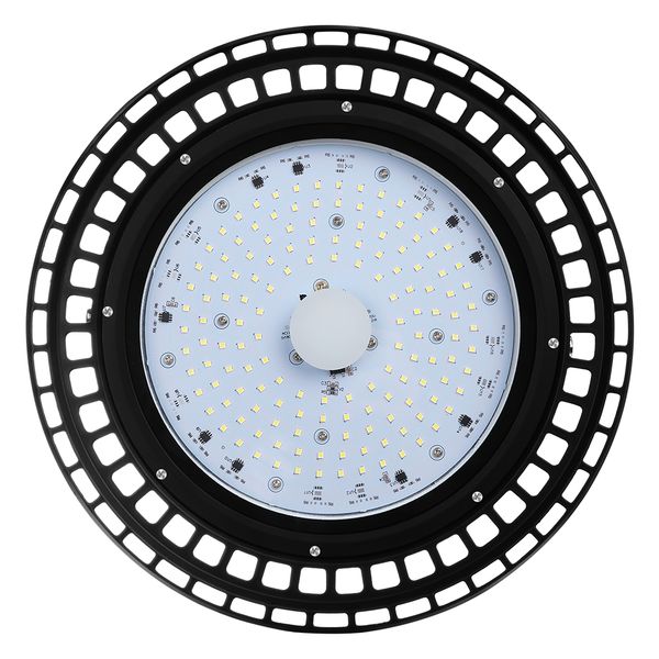 

250w высокая яркость ufo led high bay light factory workshop склад индустриальное горнодобывающая лампа ufo led light 110v 2835 витые бусины