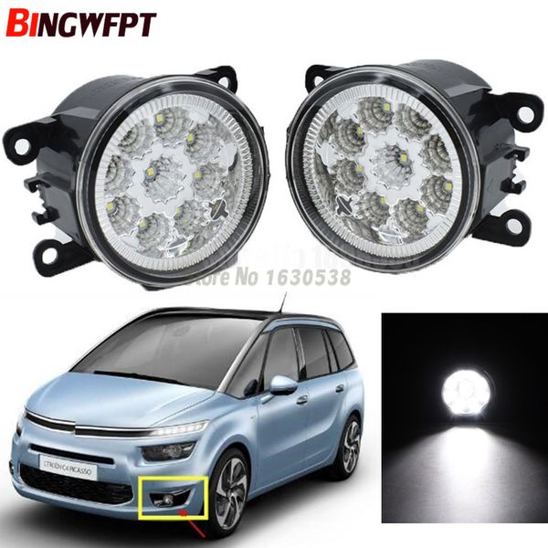 2 pcs Montagem da lâmpada do nevoeiro Luz super brilhante da névoa para Citroen C4 Picasso / C4 Grand Picasso 2006-2017