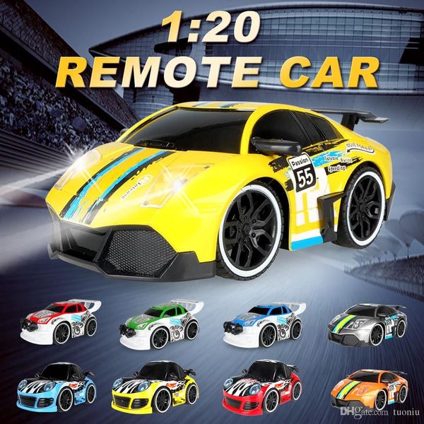 1: 20 RC -Auto Elektrische Fernbedienung RC Mini Car Cool und Hochgeschwindigkeitsauto -Spielzeug mit Radio -Fernbedienung für Kinder Geschenk