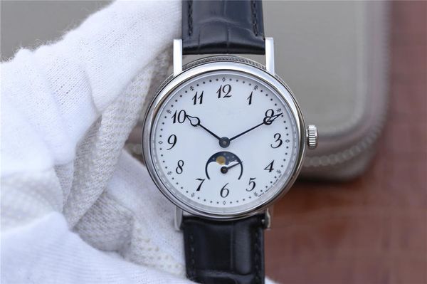 

tw 9087bb montre de luxe 316l fine steel lunar phase display function cal.770 automatic movement watches designer watches, Slivery;brown