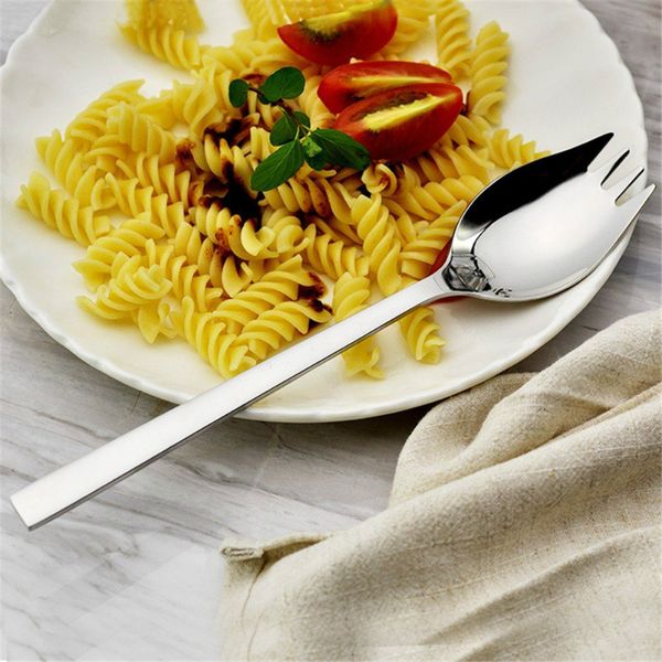 

stainless steel spork tableware ice cream spoon & salad forks pasta spork