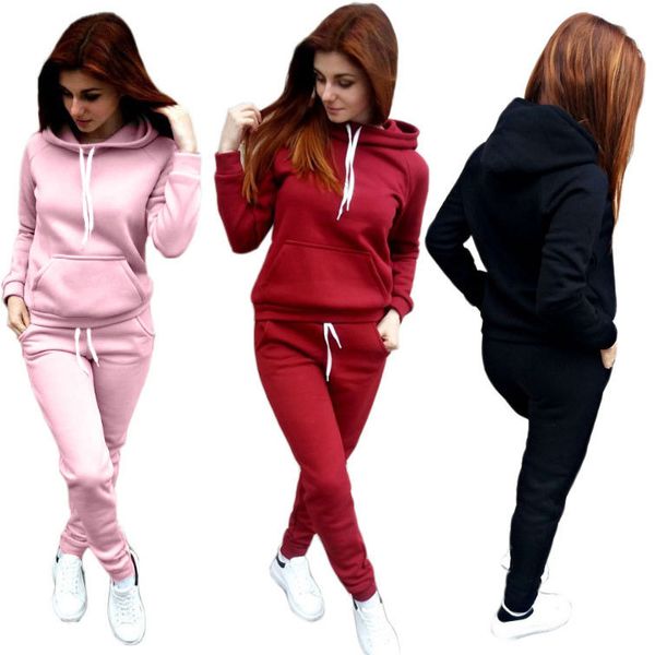 

jogging suits for women loose tracksuit sport suits 2 piece set sweatshirt sweat suit womens set hoodie, White;black