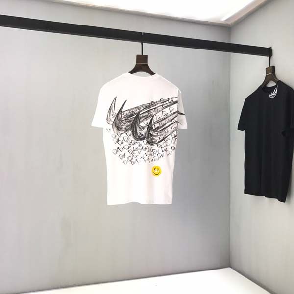 

new 2020 t-shirt fashion badge men t shirts for v neck cotton short sleeve tees tshirts brands w2, White;black