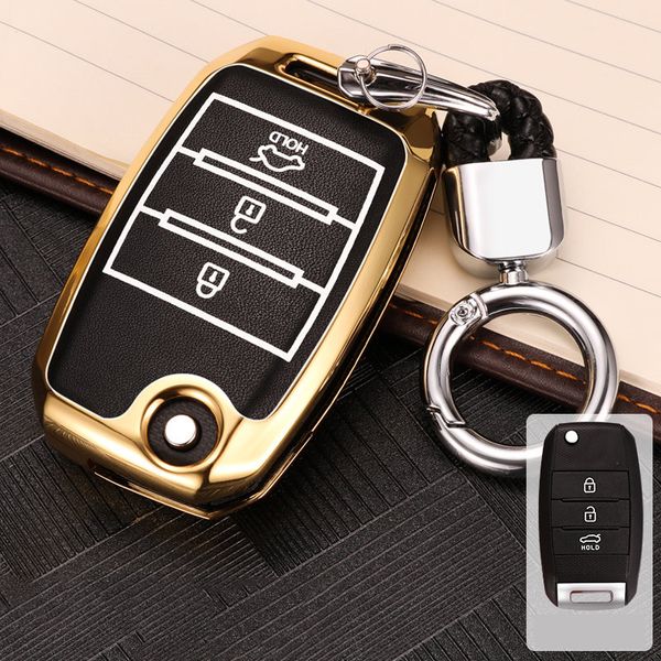 

new durable zinc alloy luminous car key case for kia ceed rio sportager k4 k5 ceed sorento cerato optima 2015-2018accessories