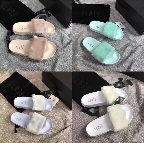 

women fashion flat slides sandal rivage chaine d'ancre slipper designer shoes balck blue  colors beach sandals party shoes with box#90, Black