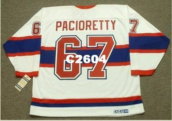 

мужские #67 макс pacioretty монреаль канадиенс 1946 ccm старинные ретро хоккей джерси или пользовательские любое имя или номер ретро джерси, Black;red