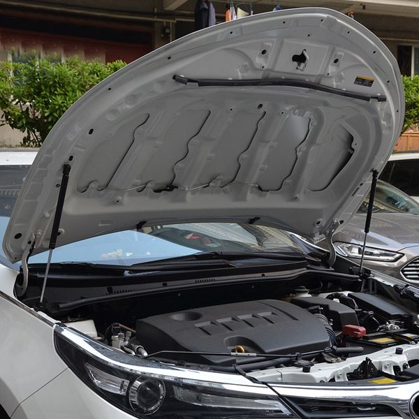 

car styling 2pcs hood cover hydraulic rod strut rod engine cover support for toyota corolla 2014 2015 2016 2017