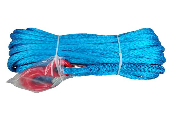 

14mm x 28m synthetic winch cable rope with hook for atv/utv/4x4 towing ropes ing