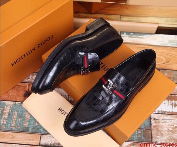 

горячий plaid формальных деловых ботинок 207508 мужчин платье ботинки бездельники водителей пряжка кроссовки сандалии