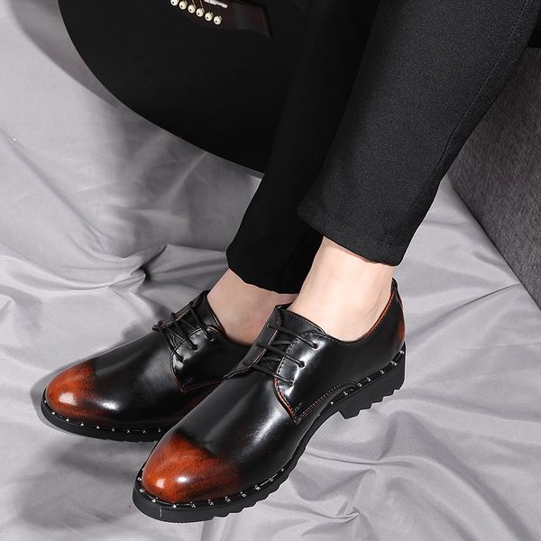 

classics men's formal dress shoes microfiber oxfords shoes pointed toe slip-on low business wedding, Black