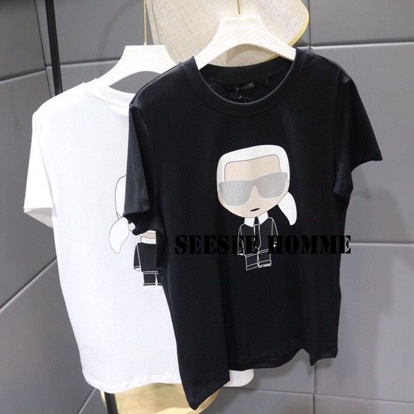 

марка tshirt summer tag свободной девушки футболка мода смешной печать tshirt мальчик белых повседневные женщины дешевых футболки, White;black