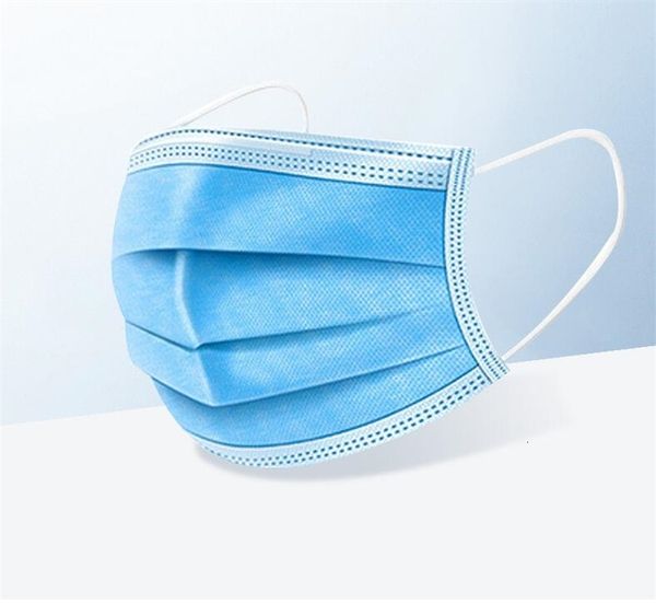 

dhl ship blue pm2.5 l dust air pollution breathable non woven face mask facemaschere 22kx