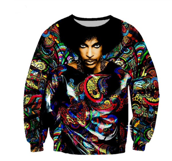 

2019 новые моды singer prince rogers nelson толстовка 3d printing одежда женщины мужчины unisxe вскользь верхняя одежда пуловеры топы q387, Black