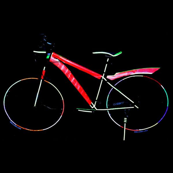 

5cmx3m reflective tape bicycle stickers adhesive tape waterproof night safety warning reflective stripe cycling stickers