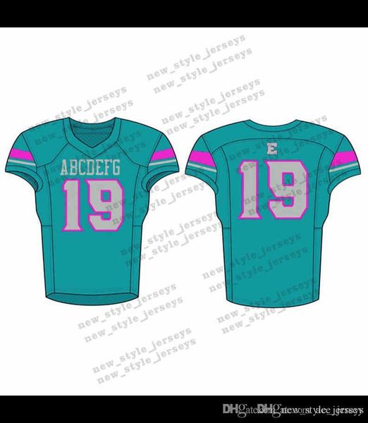 

51Men 2019 Youth Football Jerseys Army Green Wine Red Embroidery Logos Stitched Custom Any name Any number Jerseys