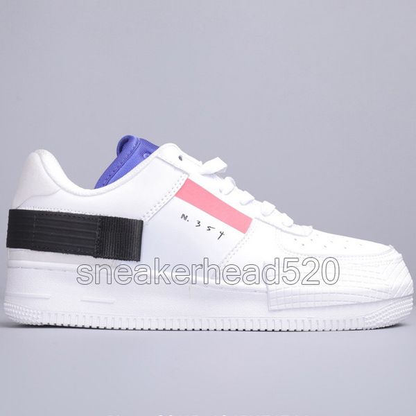 

new 1 drop type mens basketball shoes women fashion designer white n354 blue trainers sneakers lx black duck 1s running shoes