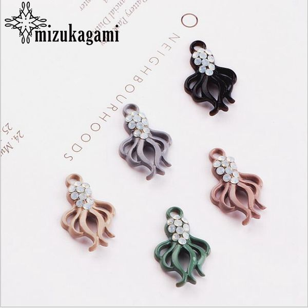 

alloy drilled rubber color charms cartoon ocs pendant 10pcs/lot for diy fashion drop earrings jewelry making accessories, Bronze;silver