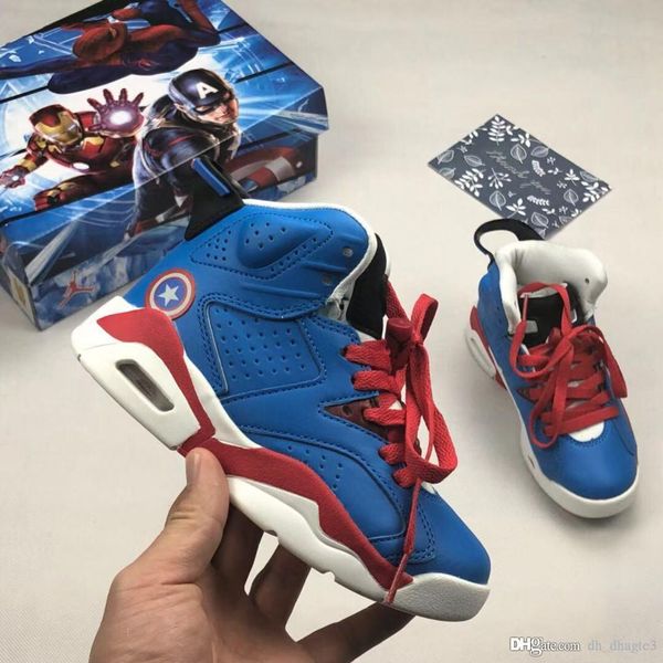 Aair 6 Jordan 1 Kids 6s 6 Basketball Shoes Boys Athletic Girls