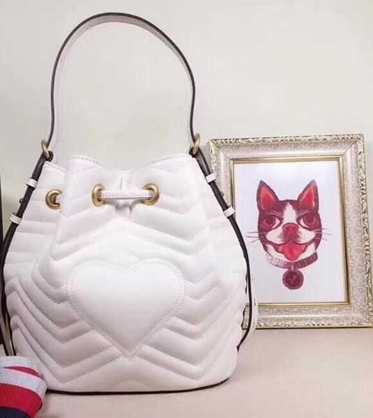 

designer-model 476674 marmont high brand genuine leather handbags designer women bucket handbags tote bag