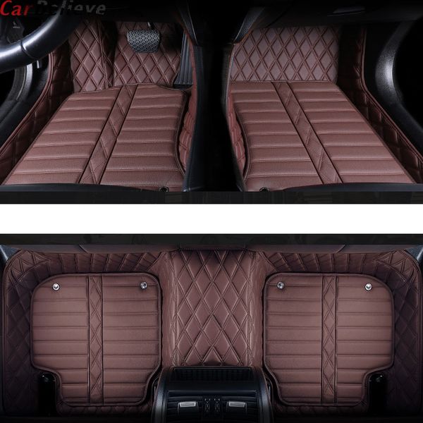 

car believe genuine leather car floor mat for mini countryman r60 cooper r50 r52 r53 r56 r57 r58 f55 f56 accessories carpet rugs