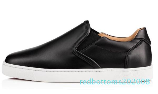 

new low men black white genuine leather red bottom luxury shoes for men and women party designer sneakers famous brand size eu36-47 08r