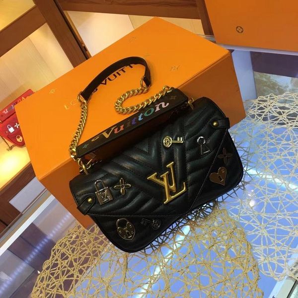 

w19 the latest french high-end brand women's wear one-shoulder bag classic charm exquisite fashion design party delivery m53931, Black;red